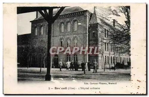 Cartes postales Breteuil L&#39hopital militaire