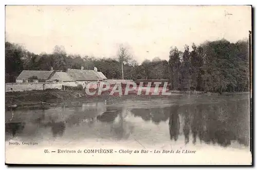 Ansichtskarte AK Environs de Compiegne Choisy au Bac Les bords de l&#39Aisne