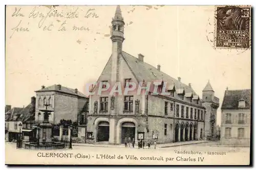 Clermont Cartes postales l&#39hotel de ville construit par Charles IV