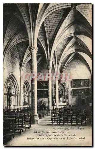 Noyon Cartes postales Salle capitulaire de la cathedrale