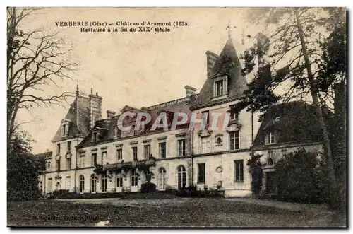 Verberie Cartes postales chateau d&#39Aramont Restaure a la fin du 19eme