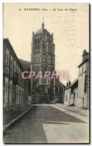 Ravenel Ansichtskarte AK La tour de l&#39eglise