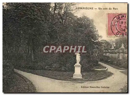 Compiegne Cartes postales Un coin du parc