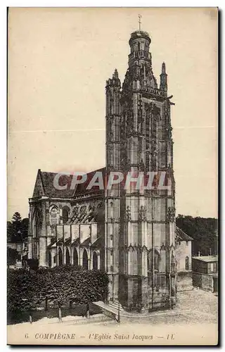 Compiegne Cartes postales L&#39eglise Saint Jacques