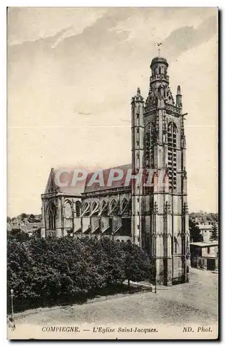 Compiegne Cartes postales L&#39eglise Saint Jacques