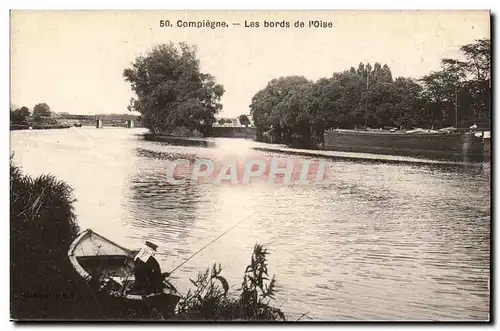 Compiegne Ansichtskarte AK Les bords de l&#39oise