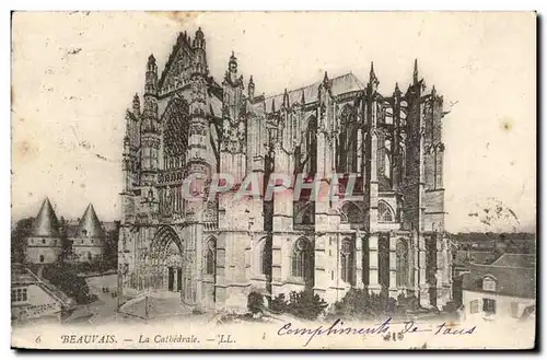 Cartes postales Beauvais La cathedrale