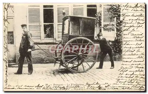 Beauvais Cartes postales La Vinaigrette (chaise a porteurs) TOP