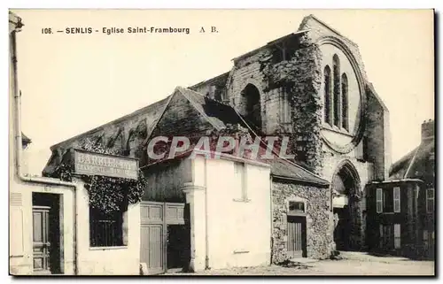 Senlis Ansichtskarte AK Eglise Saint Faubourg (Barbier charpente et menuiserie)