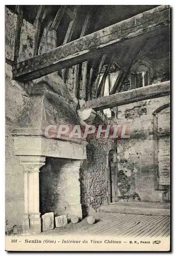 Senlis Ansichtskarte AK Interieur du vieux chateau