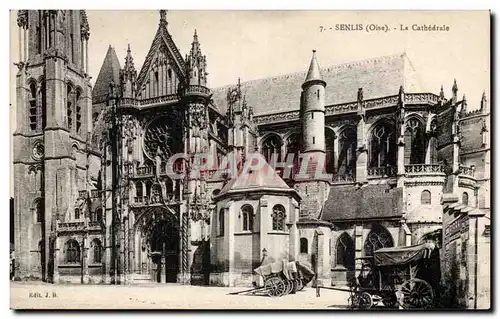 Senlis Cartes postales La cathedrale