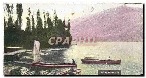 Cartes postales Chocolat Guerin Boutron Lac du Bourget