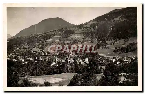 Ansichtskarte AK Saint Gervais les Bains Vue generale Mont prarion et Tete Noire