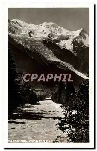 Cartes postales Chamonix L&#39arve et le Mont Blanc