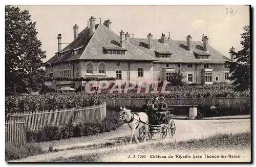 Ansichtskarte AK Chateau de Ripaille pres Thonon les Bains (attelage cheval)