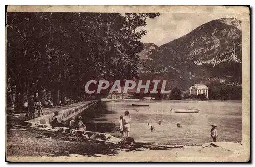 Cartes postales Annecy Promenade et bords du lac