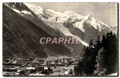 Cartes postales Chamonix mont Blanc Vue generale