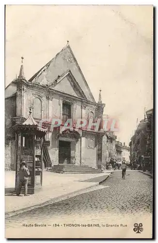 Thonon les Bains Cartes postales La grande rue