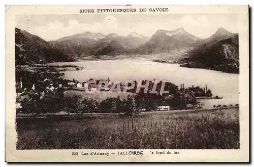 Talloires Cartes postales Le fond du lac