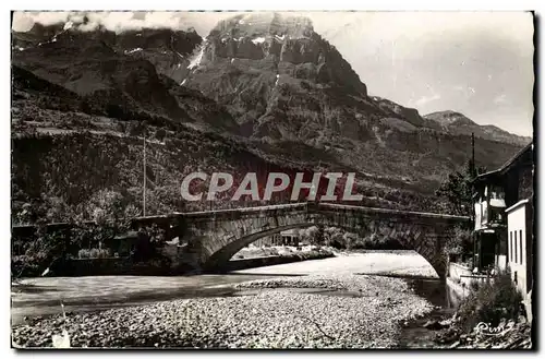 Cartes postales moderne St martin sur Arve Le vieux pont e tla pointe d'Areux