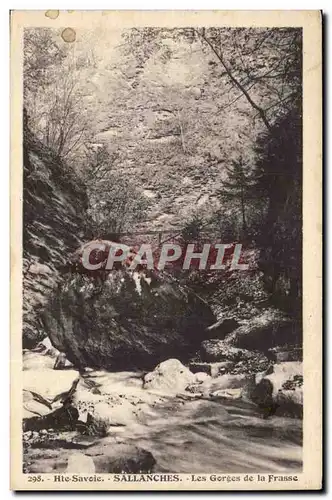 Sallanches Cartes postales Les gorges de la Frasse