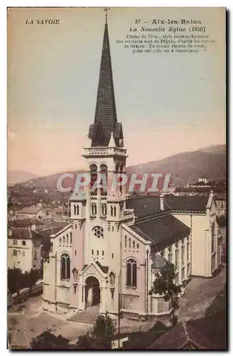 Aix les Baisn Cartes postales La nouvelle eglise