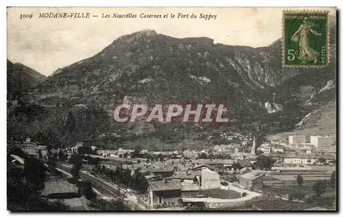 Modane Ville Cartes postales les nouvelles casernes et le fort de SAppey