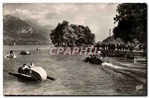 Annecy Ansichtskarte AK L&#39ile des cygnes (swan)