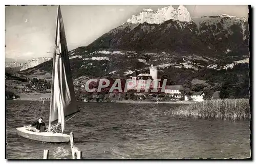 Annecy Ansichtskarte AK Duingt Le chateau Les dents de Lanton