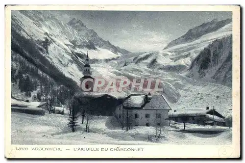 Ansichtskarte AK Argentiere L&#39aiguille du Chardonnet