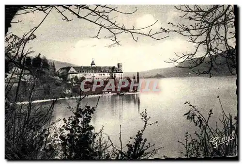 Cartes postales moderne L&#39abbaye d&#39Hautecombe et le lac du Bourget