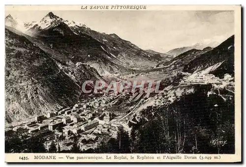 Cartes postales Modane Vue panoramique le Replat le replaton et l&#39aiguille Doran