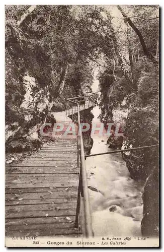 Cartes postales Gorges du Sierroz Les galeries