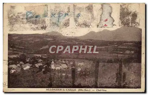Cartes postales Allonzier la CAille chef lieu