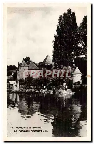 Cartes postales Thonon les Bains Le port des pecheurs