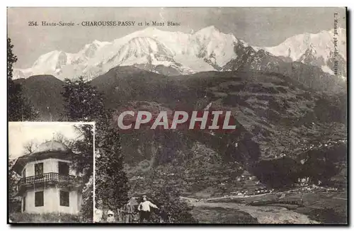 Charousse Passy et le Mont Blanc Cartes postales