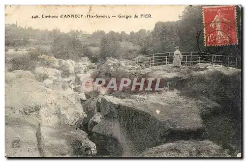 Ansichtskarte AK Environs d&#39Annecy Gorges du Fier