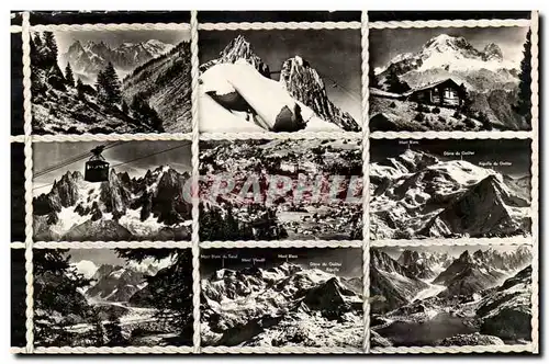 Cartes postales Savoie Excursions dans le pays du Mont Blanc