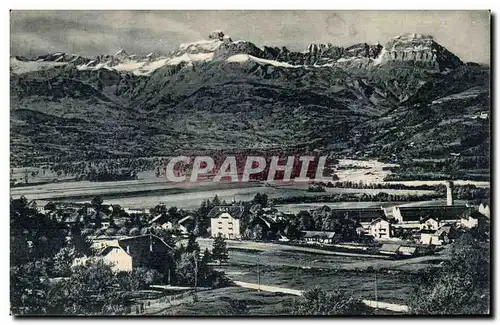 Cartes postales Le FAyet La vallee de l&#39Arve et la chaine des Aravis