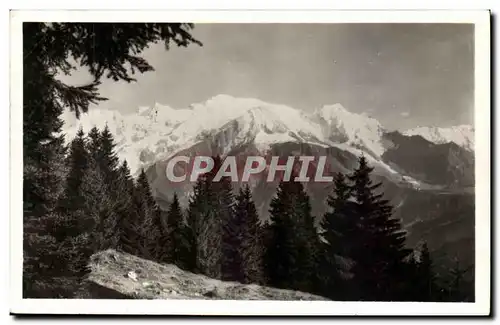 passy Cartes postales Plaine Joux et le Mont Blanc