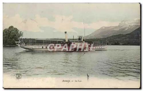 Annecy Cartes postales le lac (bateau)