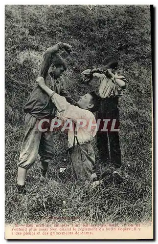 Cartes postales Ecole buissonniere (enfant)