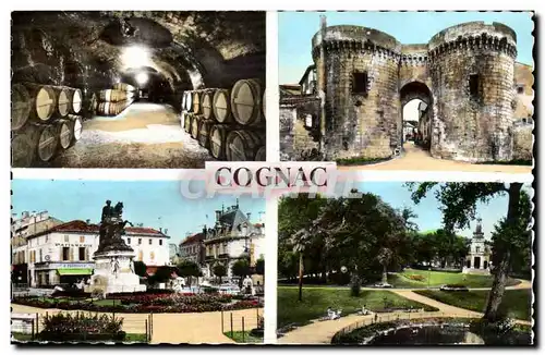 Cognac Cartes postales moderne Chai de reserve de Cognac Place Francois 1er Jardin de l'hotel de ville