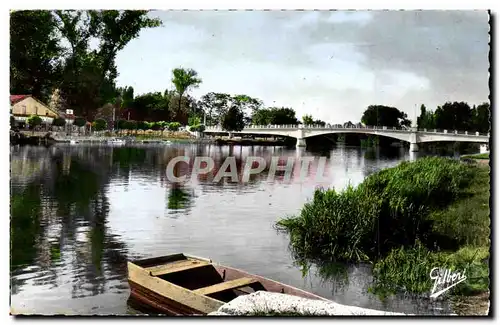 Angouleme Cartes postales edges of Charente in Houmeau and the footbridge