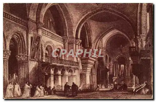 Angouleme Cartes postales Interieur de la cathedrale Saint Pierre sous le domination anglaise (d&#39apres une es