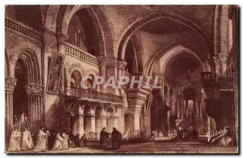 Angouleme Cartes postales Interieur de la cathedrale Saint Pierre sous le domination anglaise (d'apres une es