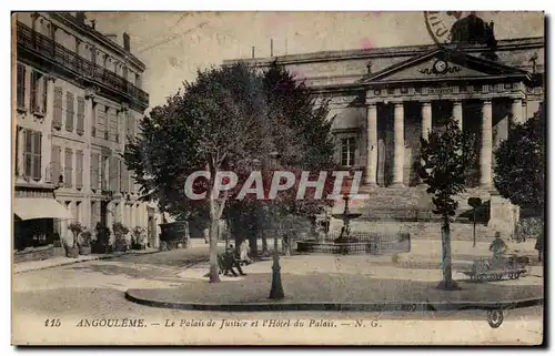 Angouleme Cartes postales Le palais de justice et l'hotel du palais