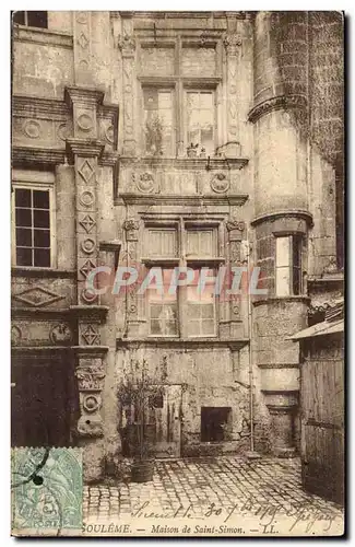 Angouleme Cartes postales Maison de Saint Simon