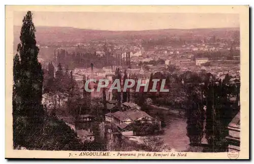 Angouleme Ansichtskarte AK Panorama pris du rempart du Nord