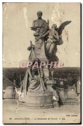 Angouleme Cartes postales Le monument de CArnot